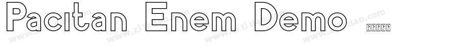 Pacitan Enem Demo字体转换